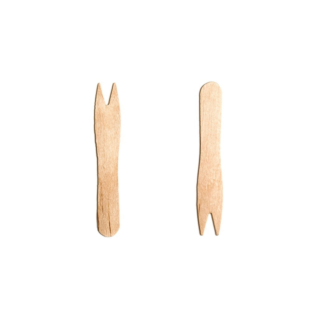 1000 PACK MR CHIP BIRCH WOOD CHIP FORK 90 MM (3.5"). 10100.024 \\\KD12278