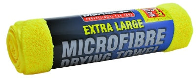 YELLOW EXTRA LARGE MICROFIBER DRYING CLOTH 60 X 80 CM. MOGG77 \\\KD12292