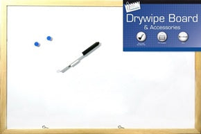 DRY WIPE BOARD 80CM X 60CM. TA4296 \\\KD12303