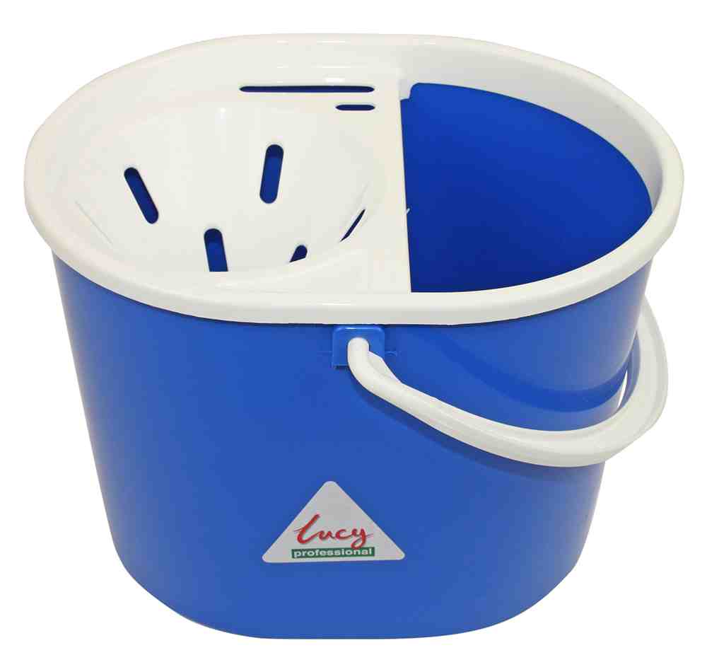 LUCY EXTRA TOUGH MOP BUCKET WITH SIEVE - BLUE. L1405292 031036 \\\KD12325