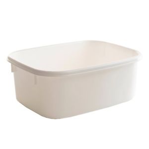 LUCY SMALL OBLONG BOWL - WHITE. L1610202 \\\KD12330