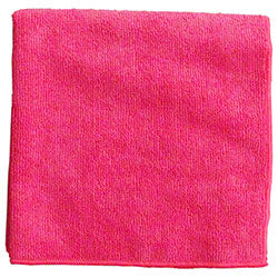 10 P/K SYR MICROFIBRE CLOTH 40CM X 40CM - RED / PINK. 992645R \\\KD12344