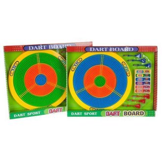 30CM SAFETY PIN DARTS WITH 6 DARTS & SCORE CARDS. 339002 \\\KD12386