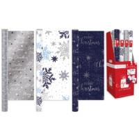 GIFTMAKER MIDNIGHT BLUE CHRISTMAS GIFT WRAP ROLL 69CM X 4M. XAPGW104 \\\KD12445