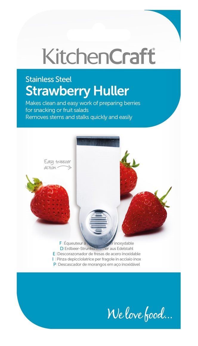 KITCHEN CRAFT STAINLESS STEEL STRAWBERRY HULLER / CORER. KCHULLER \\\KD12466