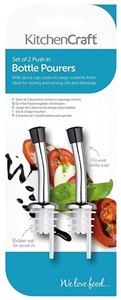 2 KITCHEN CRAFT BOTTLE POURER SPOUTS. KCBOTPOUR \\\KD12471
