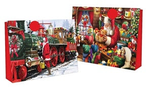 LANDSCAPE SUPER JUMBO GIFT BAG TRADITIONAL SANTA. 8654 \\\KD12487