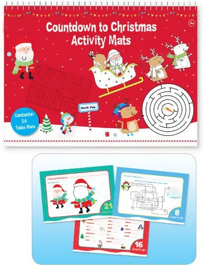 CHRISTMAS COUNTDOWN ACTIVITY MATS A3. XXCTBM \\\KD12494
