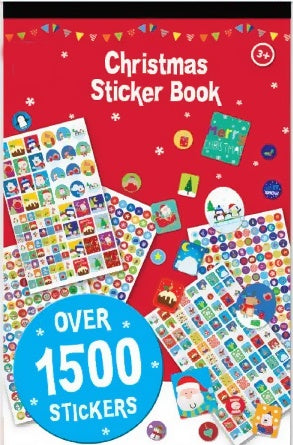 1500 CHRISTMAS STICKER BOOK. XXSBKH \\\KD12496