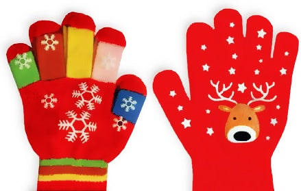 CHRILDREN CHRISTMAS HAND GLOVES. XSOGLO \\\KD12498