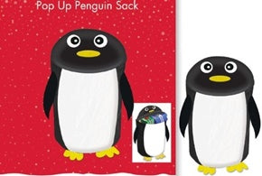 CHRISTMAS POP UP PENGUIN SACK. XSSPOP \\\KD12499