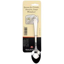 GRUNWERG PACK OF 2 WINDSOR DESSERT SPOONS. 2DSWDR/C 2DSWSR \\\KD12517