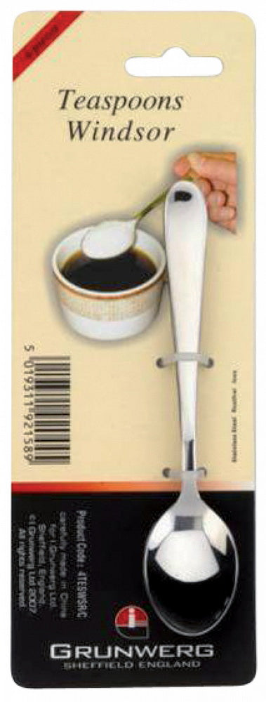 4 WINDSOR TEA SPOONS. 4TESWDR/C 4TESWSR \\\KD12531