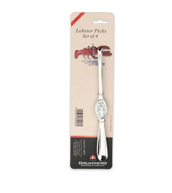 GRUNWERG STAINLESS STEEL LOBSTER PICKS 4/PK. LBST/C \\\KD12535