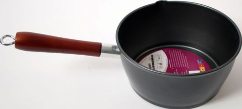 PRIMA MILK PAN WITH WOOD HANDLE 16CM. 15073C \\\KD12542