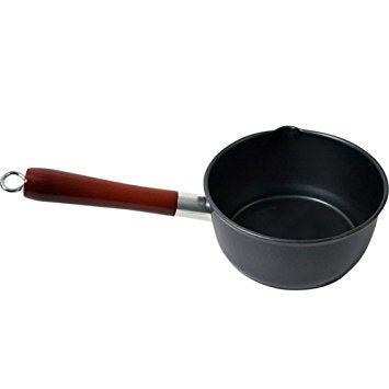 PRIMA NON-STICK MILK PAN WITH WOODEN HANDLE 18CM 2.1L. 15074C \\\KD12543
