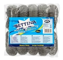 10 BETTINA GALVANISED STEEL SCOURES 60G. B138 \\\KD12552