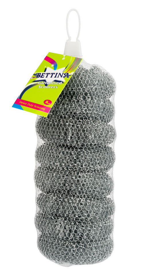 8 BETTINA GALVANISED SCOURERS. B220 \\\KD12564
