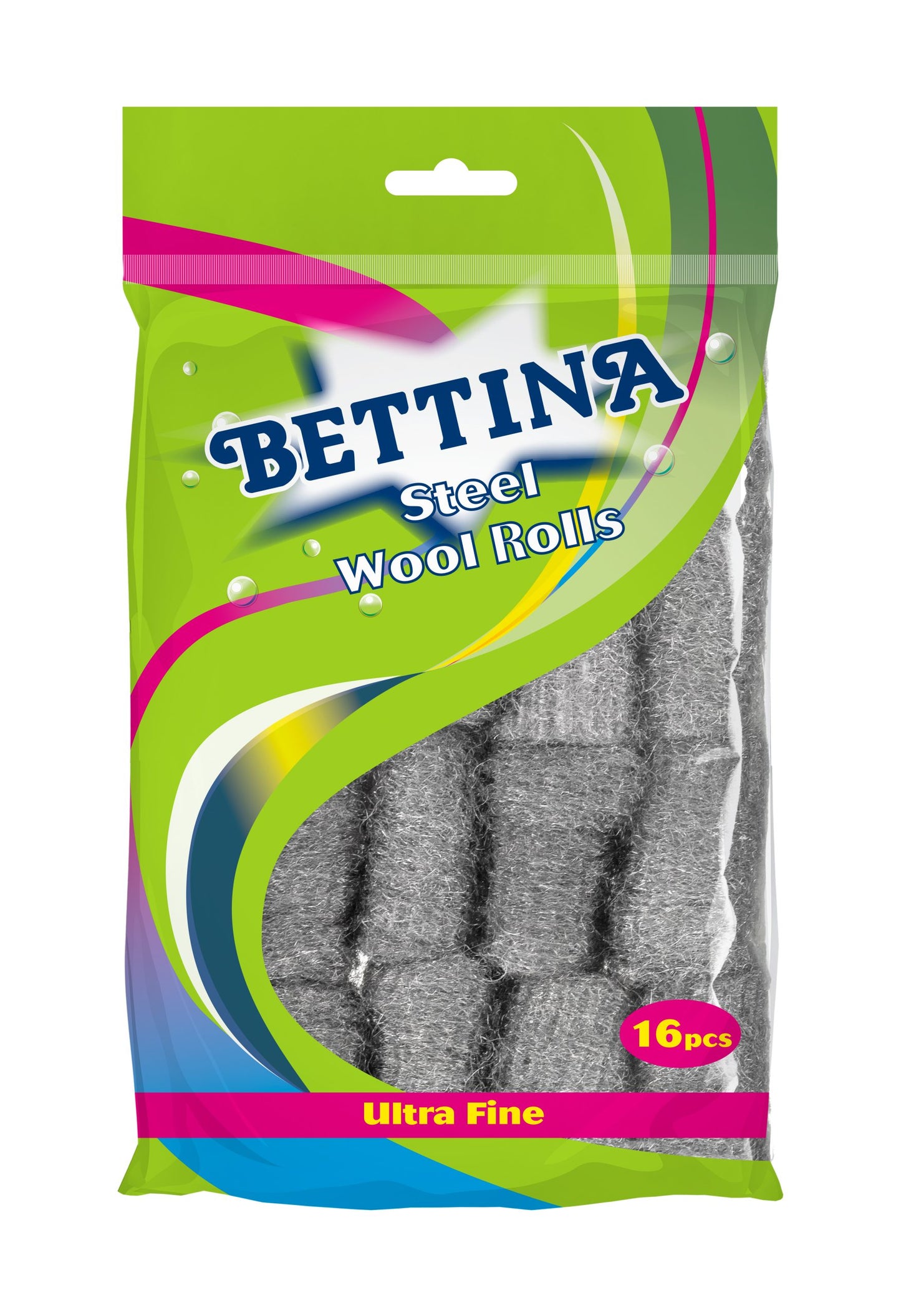 16 BETTINA STEEL WOOL ROLLS. B372 \\\KD12572