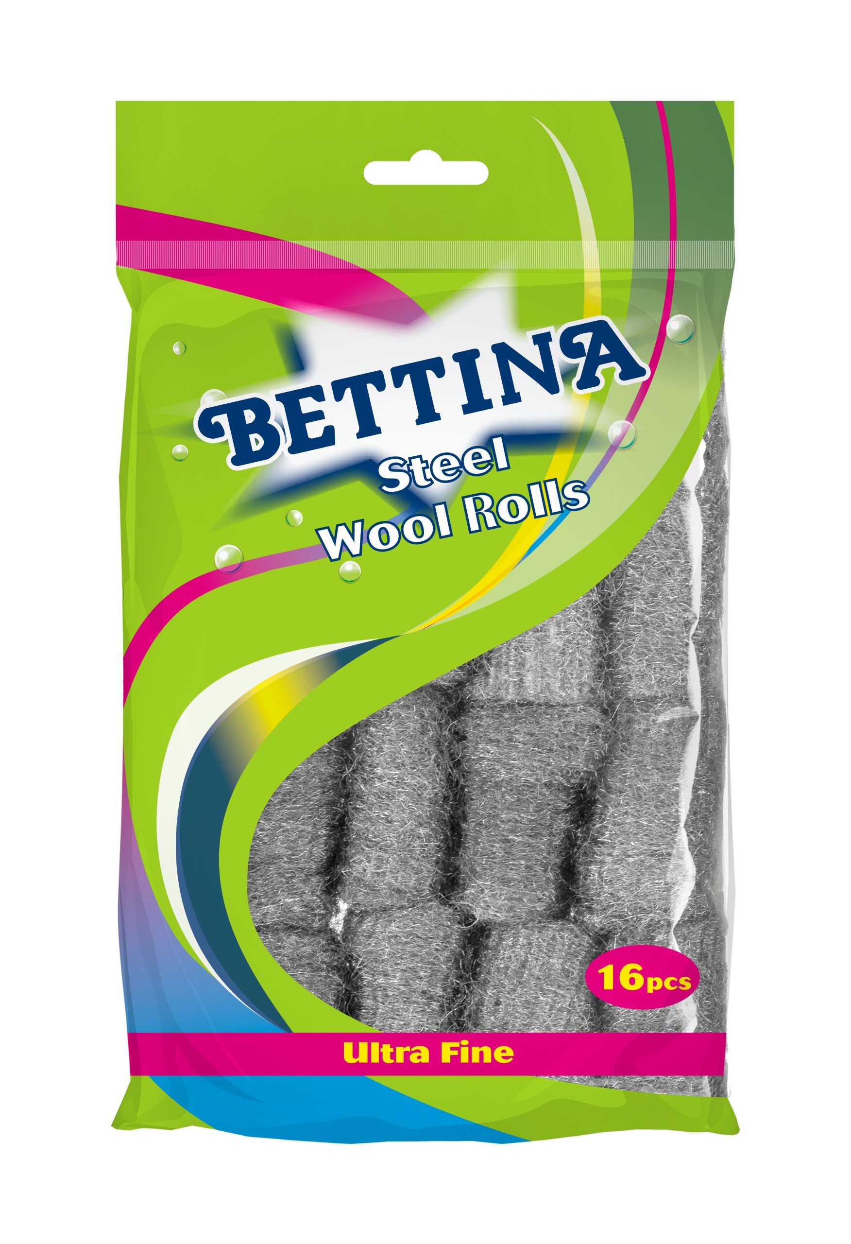 16 BETTINA STEEL WOOL ROLLS. B372 \\\KD12572