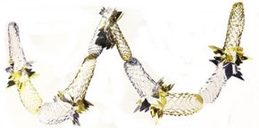 2 FOIL GARLANDS. HBA017 \\\KD12579