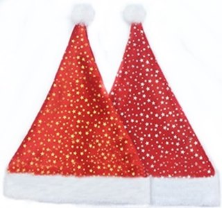 PRINTED SANTA HAT. HBE003 \\\KD12589