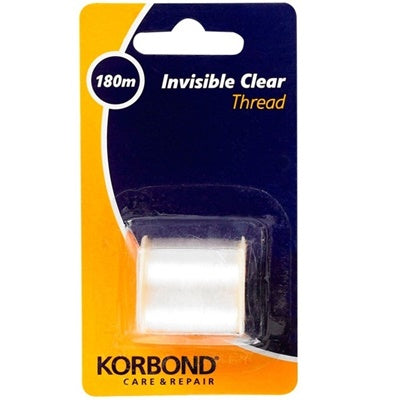 KORBOND INVISIBLE THREAD CLEAR 180M. K110051 \\\KD12625