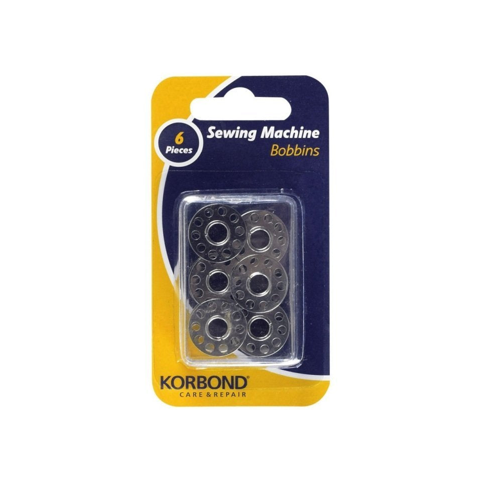 KORBOND 6 PIECE SEWING MACHINE BOBBINS. K190010 \\\KD12651