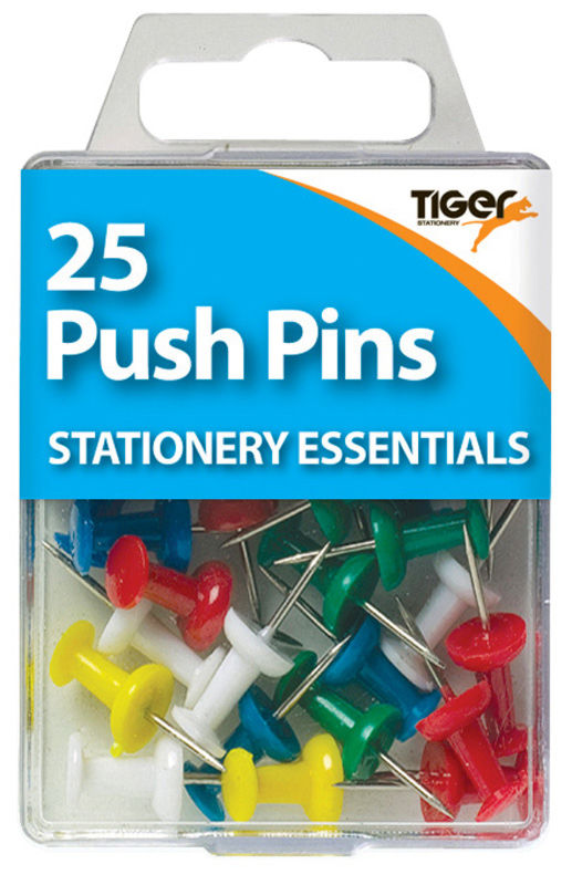 ESSENTIAL 25 PUSH PINS. T301583 \\\KD12707