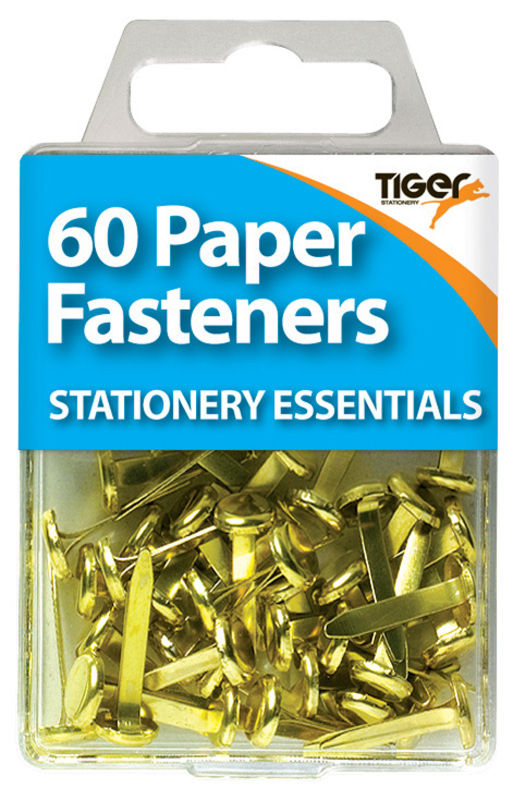 45 TIGER ESSENTIAL PAPER FASTENERS. T301592 \\\KD12738