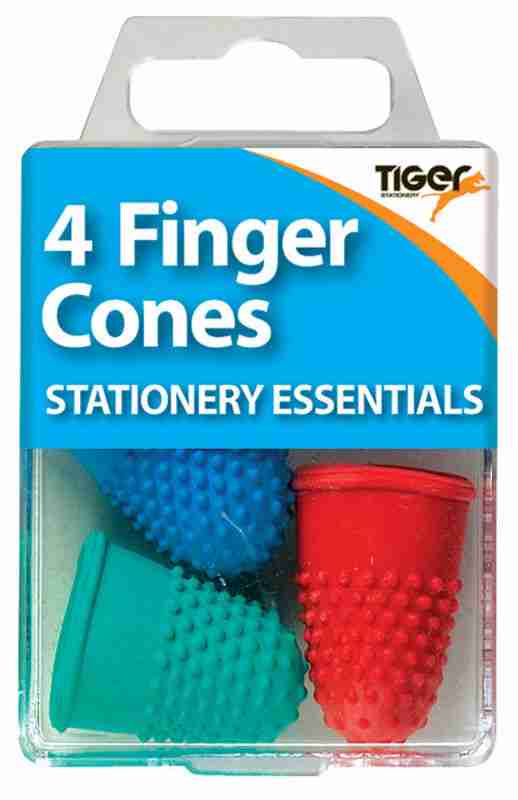 4 TIGER ESSENTIAL FINGER CONES. T301596 \\\KD12740