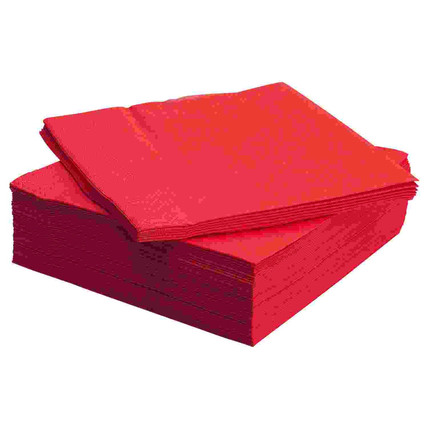 2 PLY RED TISSUE NAPKIN 40 X 40 CM 50 PACK. NPT40RE/10 \\\KD12761