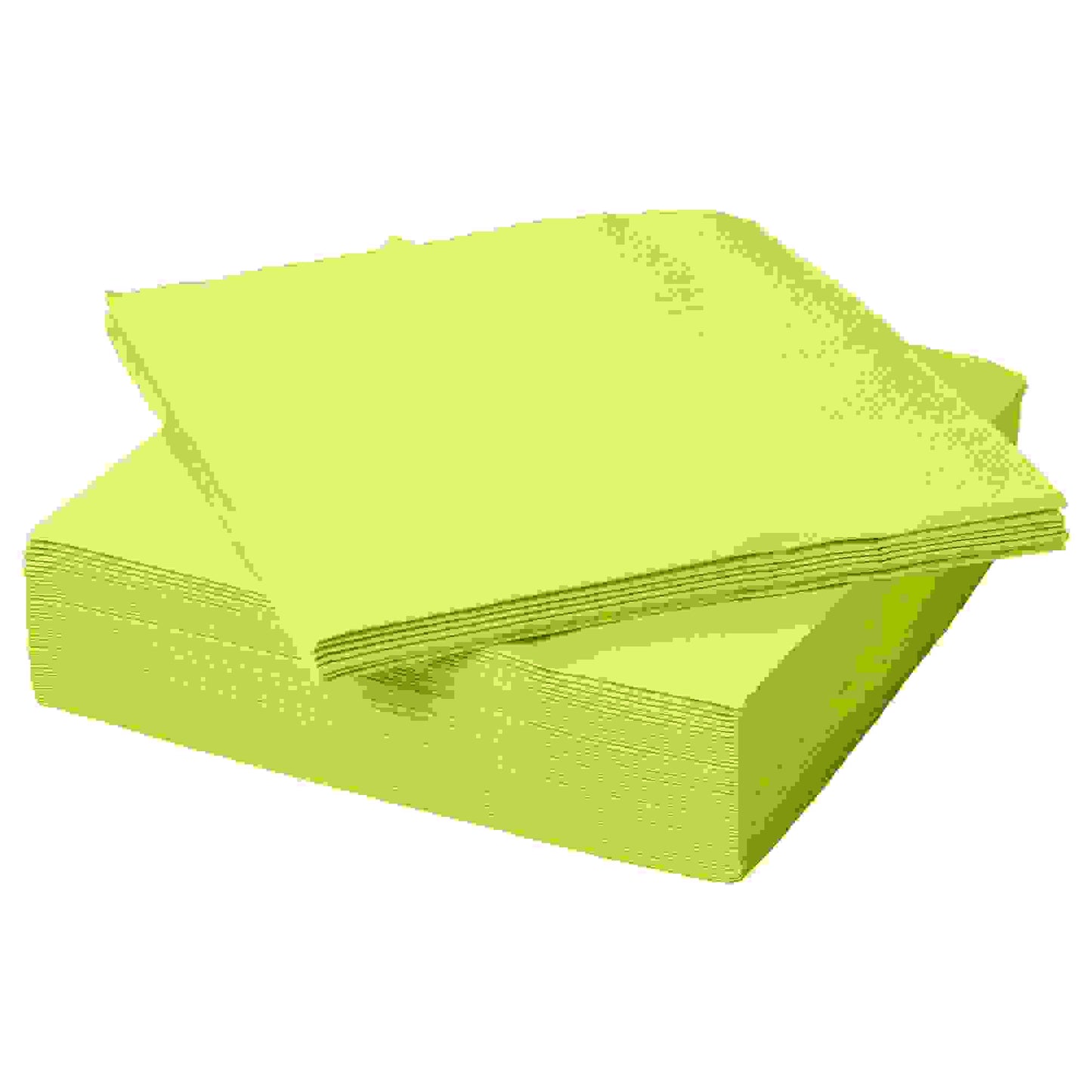 2 PLY APPLE GREEN 40 X 40 CM TISSUE NAPKIN PACK OF 50. NP40AG \\\KD12762