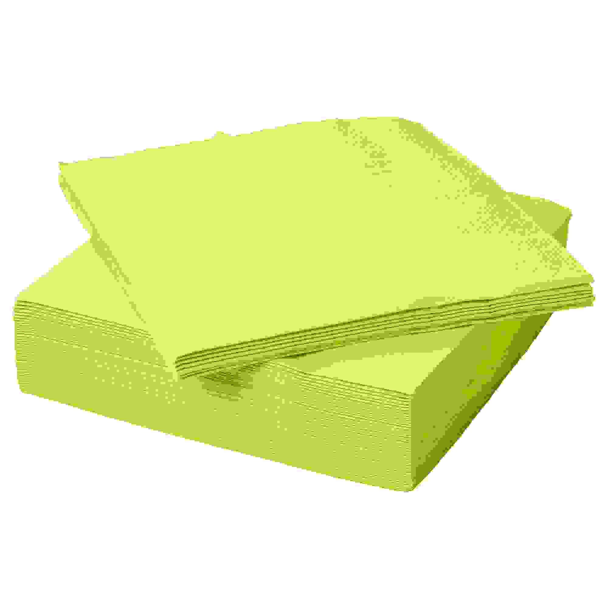 2 PLY APPLE GREEN 40 X 40 CM TISSUE NAPKIN PACK OF 50. NP40AG \\\KD12762