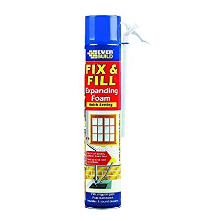 EVERBUILD FIX & FILL EXPANDING FOAM FILLER  750ML. EVFF7 \\\KD12803