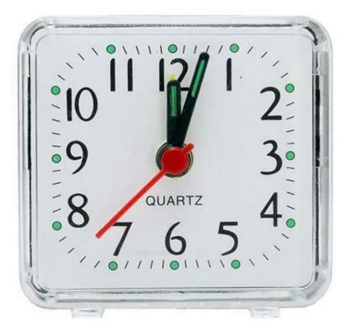 TRAVEL ALARM CLOCK. F800366 \\\KD12851