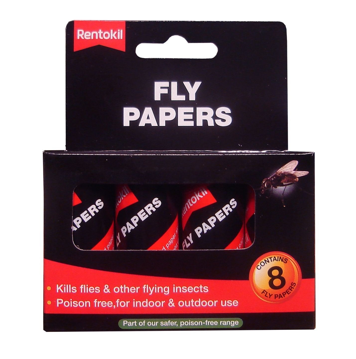RENTOKIL PESTICIDE FREE FLY PAPERS 8/PK. FF89A \\\KD12860