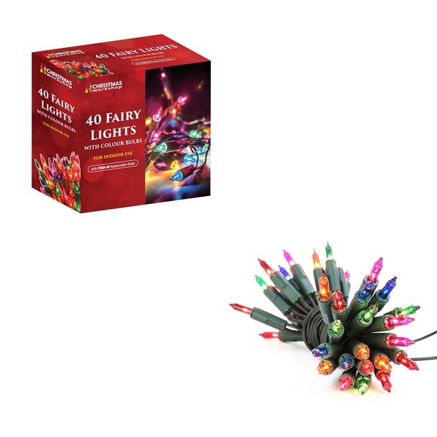 40 FAIRY LIGHTS - MULTI COLOUR. BML75690 \\\KD12863