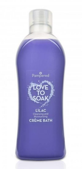 PAMPERED CREME BATH LILAC 1 LITRE. 04060LI \\\KD12907