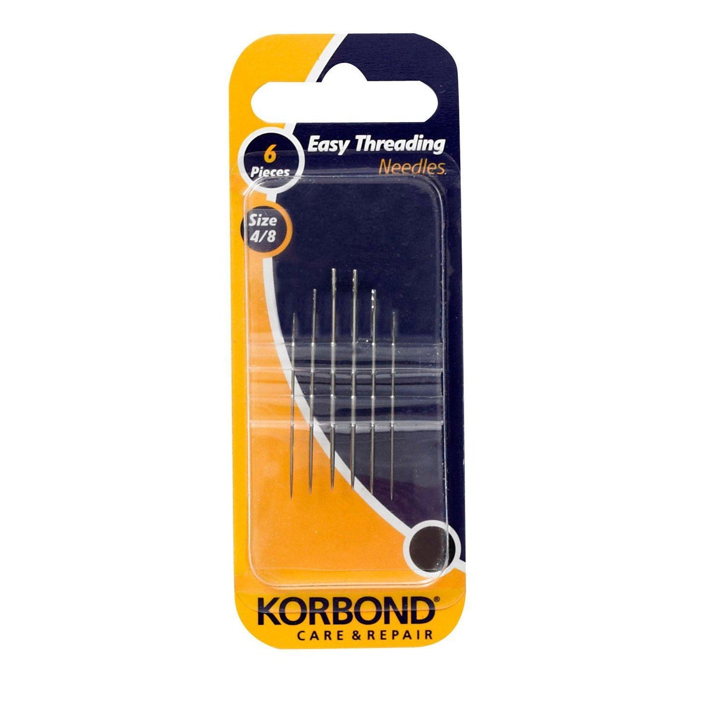 KORBOND EASY THREADING NEEDLES 6/PK. K110260 \\\KD12934