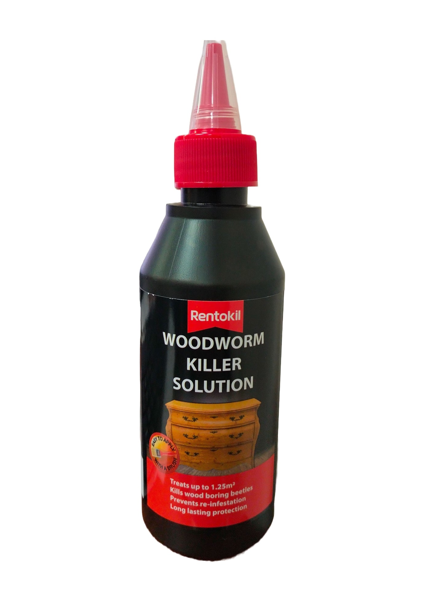 RENTOKIL WOODWORM KILLER SOLUTION FLUID 250ML. PSW100 \\\KD13019