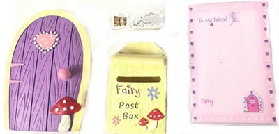 FAIRY FRIENSHIP DOOR & POST BOX SET. D01220 \\\KD13040