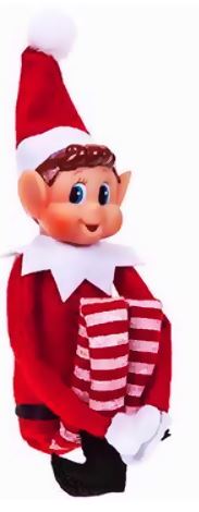 12 INCH RED LONG LEG SOFT BODY VINYL FACE BOY ELF. 446059 \\\KD13119