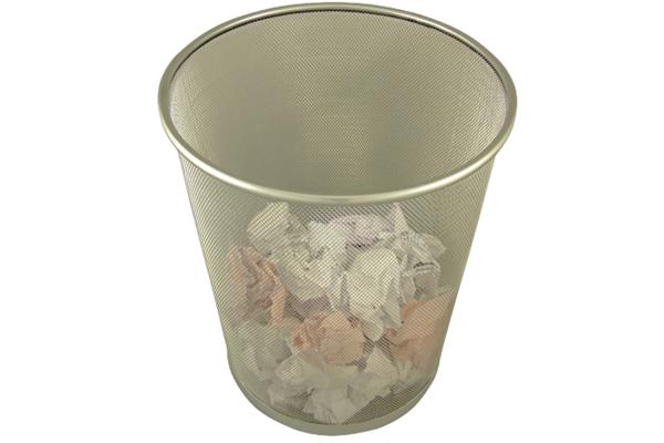SMALL MESH WASTE PAPER BASKET 28.5CM X 26.5CM. AP7687 \\\KD13197