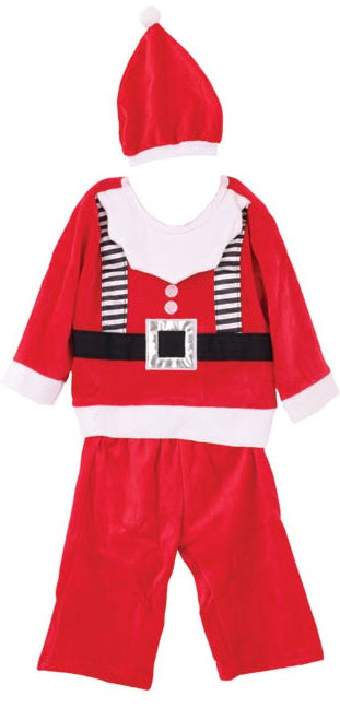 BOYS SANTA DRESS FOR AGE 2-3 YEARS ( HAT-TROUSERS-TOP ). TA9373 \\\KD13235