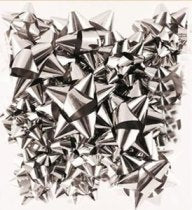 16 SILVER METALLIC BOWS. X25404BC \\\KD13245