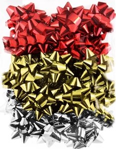 20 ASSORTED METALLIC BOWS. X-20079-B 22911 \\\KD13249