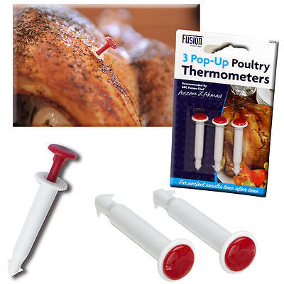 3 PCS POP-UP POULTRY THERMOMETER. DGI3006A \\\KD13296