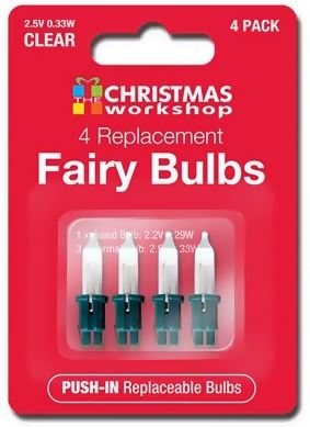 CLEAR 4 REPLACEMENT FAIRY BULB 2.5V. BML76020 2.5V \\\KD13302