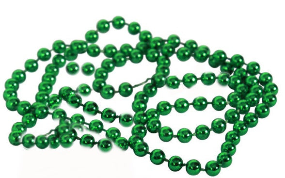 GREEN CHRISTMAS BEAD GARLAND 3M. HBB008GREEN \\\KD13318